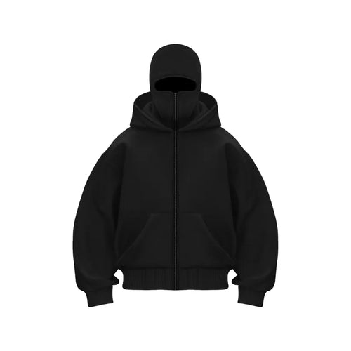 Fleece-lined Double Hooded Sweater
